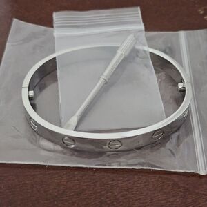 Cartier style love bracelet